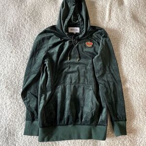 Reason velvet green hoodie small‎